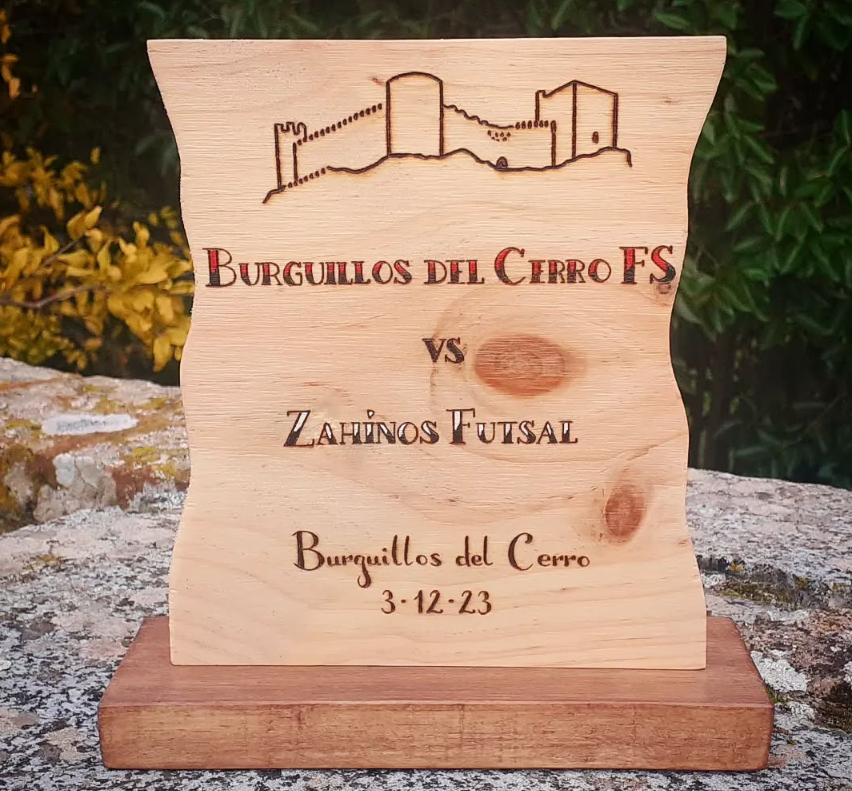 medalla personalizada a medida burguillos fut sal